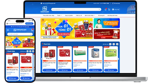 Giao diện website khách hàng cá nhân
